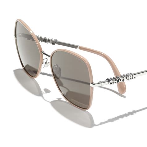 chanel occhiali metallo